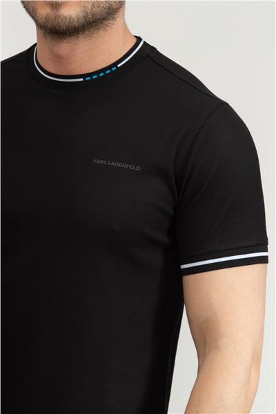 Karl Lagerfeld Erkek Bisiklet Yaka T-Shirt