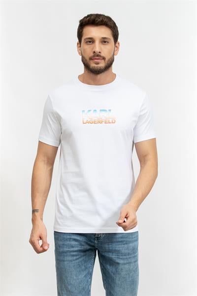 Karl Lagerfeld Erkek Bisiklet Yaka T-Shirt