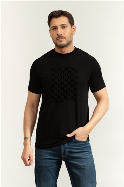 Karl Lagerfeld Erkek Bisiklet Yaka T-Shirt