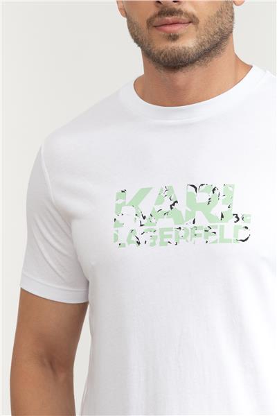 Karl Lagerfeld Erkek Bisiklet Yaka T-Shirt