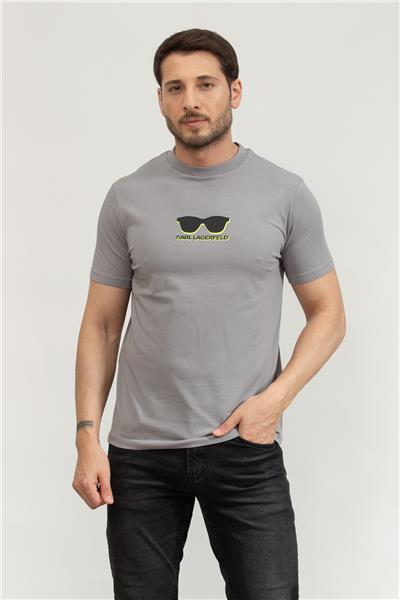 Karl Lagerfeld Erkek Bisiklet Yaka T-Shirt