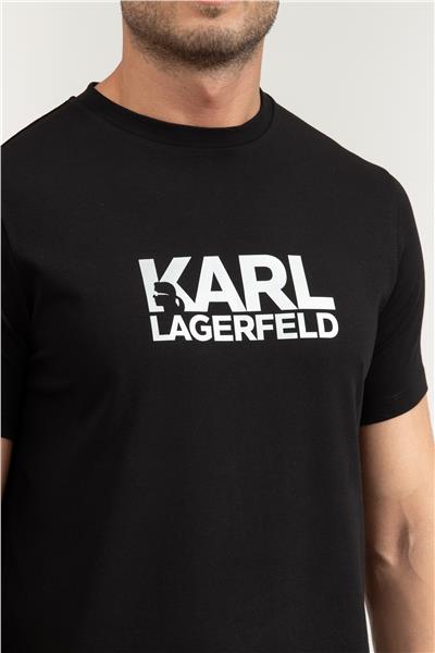 Karl Lagerfeld Erkek Bisiklet Yaka T-Shirt
