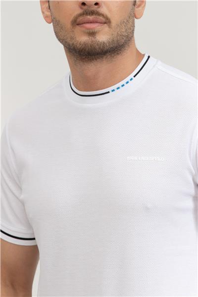 Karl Lagerfeld Erkek Bisiklet Yaka T-Shirt