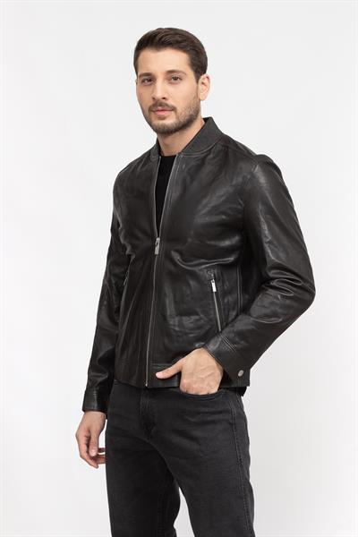 Karl Lagerfeld Erkek Deri Mont