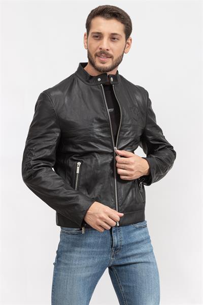 Karl Lagerfeld Erkek Deri Mont