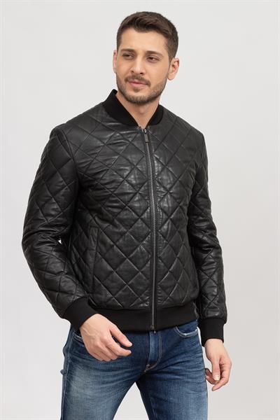 Karl Lagerfeld Erkek Deri Mont