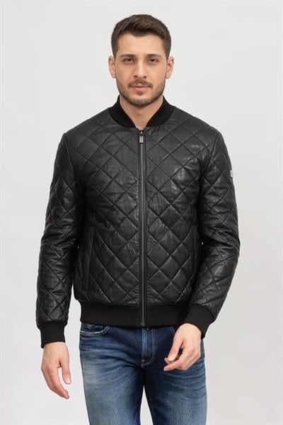 Karl Lagerfeld Erkek Deri Mont