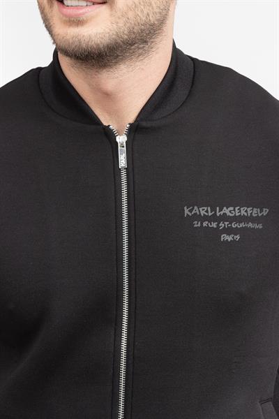 Karl Lagerfeld Erkek Fermuarlı Sweatshirt