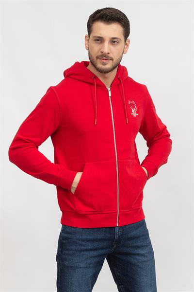 Karl Lagerfeld Erkek Fermuarlı Sweatshirt