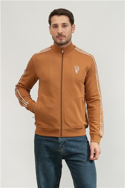 Karl Lagerfeld Erkek Fermuarlı Sweatshirt