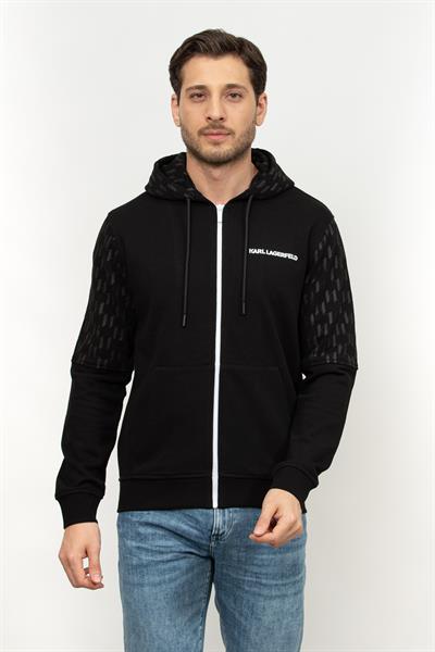 Karl Lagerfeld Erkek Fermuarlı Sweatshirt