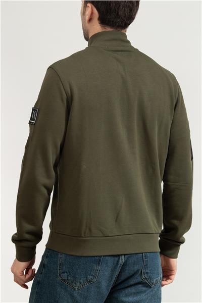 Karl Lagerfeld Erkek Fermuarlı Sweatshirt