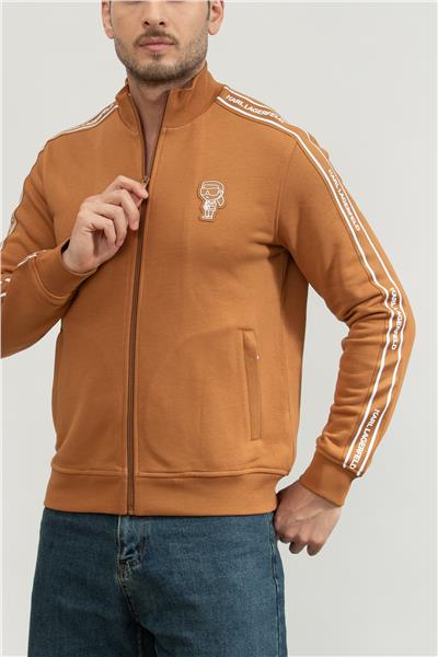 Karl Lagerfeld Erkek Fermuarlı Sweatshirt