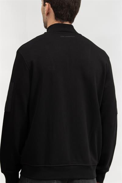 Karl Lagerfeld Erkek Fermuarlı Sweatshirt