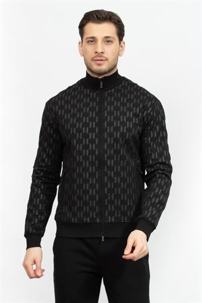Karl Lagerfeld Erkek Fermuarlı Sweatshirt