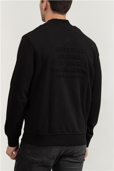 Karl Lagerfeld Erkek Fermuarlı Sweatshirt