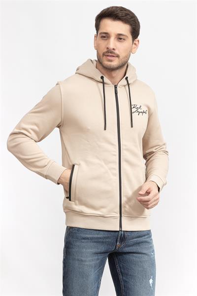 Karl Lagerfeld Erkek Fermuarlı Sweatshirt