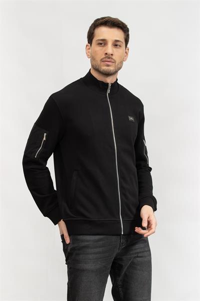 Karl Lagerfeld Erkek Fermuarlı Sweatshirt