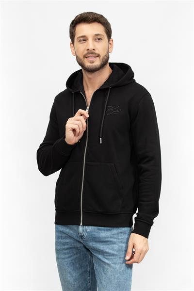 Karl Lagerfeld Erkek Fermuarlı Sweatshirt