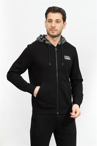 Karl Lagerfeld Erkek Fermuarlı Sweatshirt