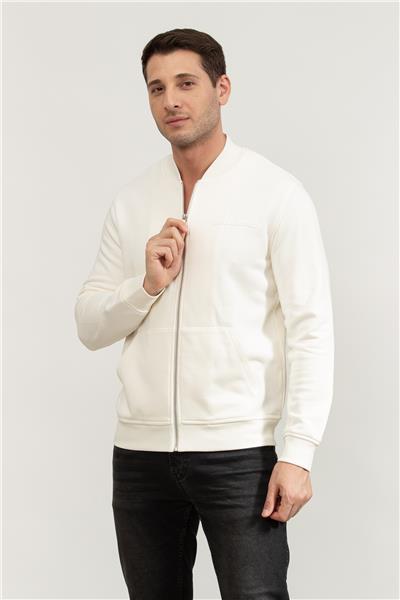 Karl Lagerfeld Erkek Fermuarlı Sweatshirt