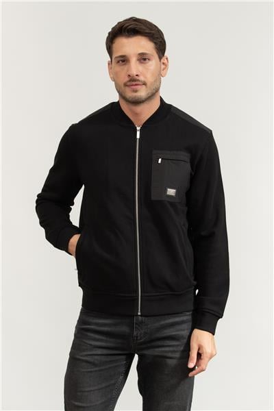 Karl Lagerfeld Erkek Fermuarlı Sweatshirt