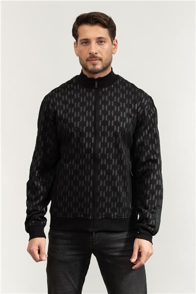 Karl Lagerfeld Erkek Fermuarlı Sweatshirt