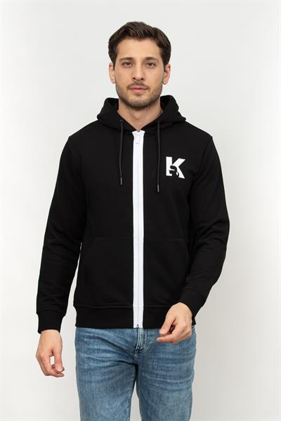Karl Lagerfeld Erkek Fermuarlı Sweatshirt