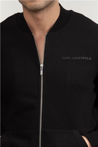 Karl Lagerfeld Erkek Fermuarlı Sweatshirt