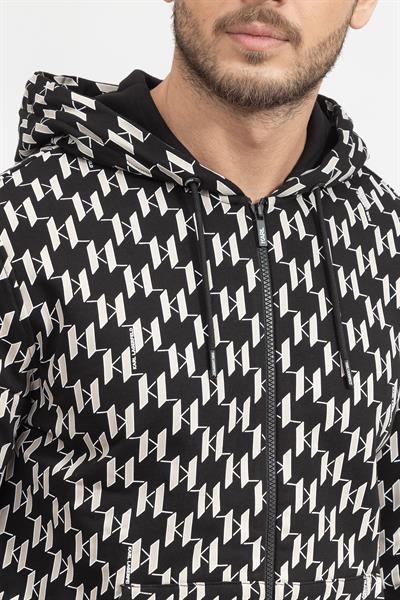Karl Lagerfeld Erkek Fermuarlı Sweatshirt