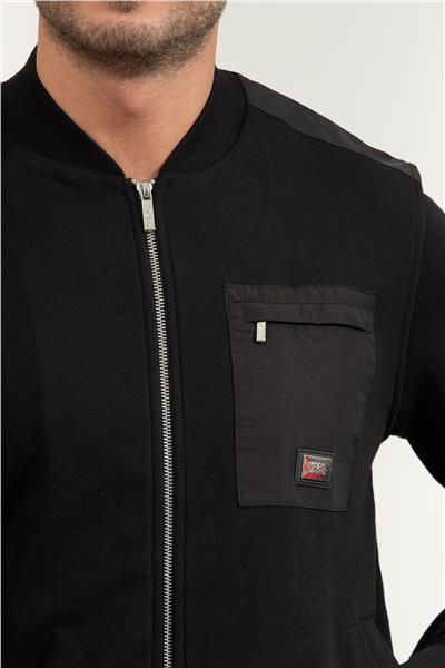 Karl Lagerfeld Erkek Fermuarlı Sweatshirt