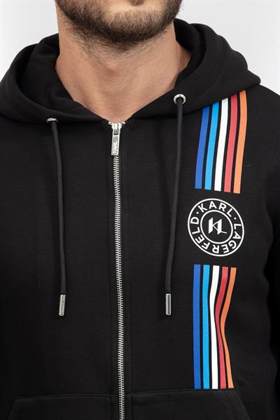 Karl Lagerfeld Erkek Fermuarlı Sweatshirt