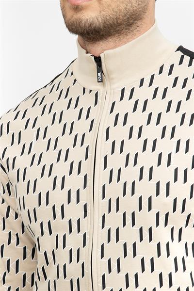 Karl Lagerfeld Erkek Fermuarlı Sweatshirt