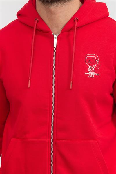 Karl Lagerfeld Erkek Fermuarlı Sweatshirt