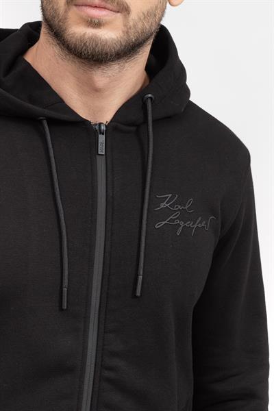 Karl Lagerfeld Erkek Fermuarlı Sweatshirt