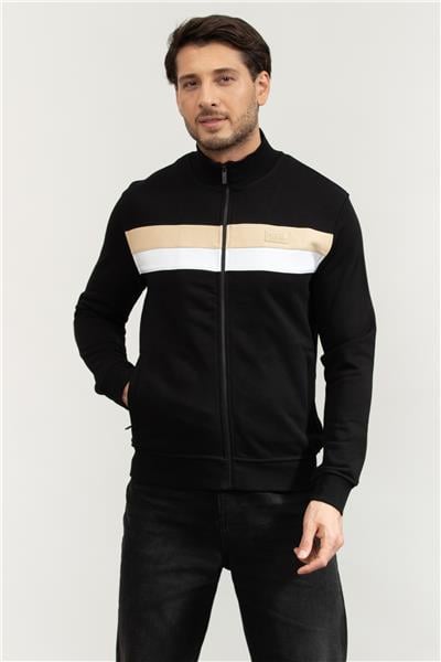 Karl Lagerfeld Erkek Fermuarlı Sweatshirt