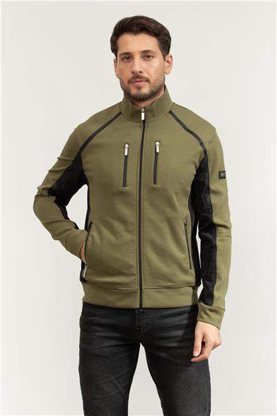 Karl Lagerfeld Erkek Fermuarlı Sweatshirt