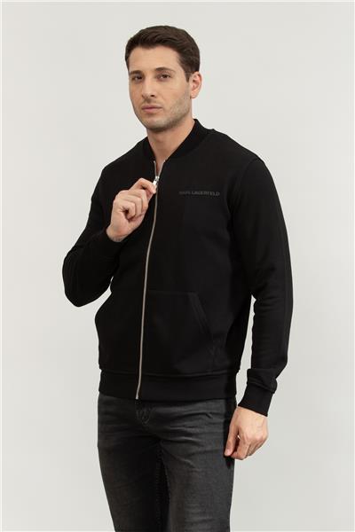 Karl Lagerfeld Erkek Fermuarlı Sweatshirt