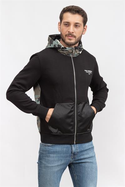 Karl Lagerfeld Erkek Fermuarlı Sweatshirt