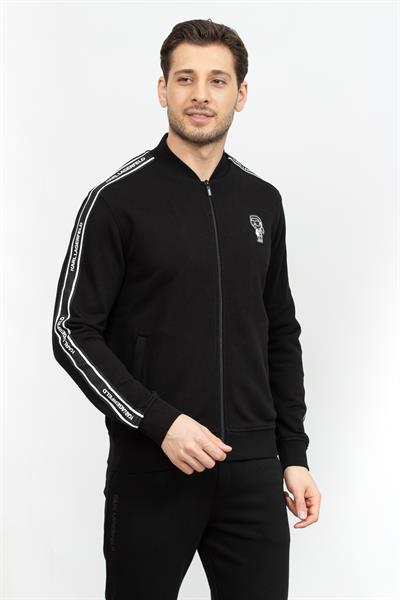 Karl Lagerfeld Erkek Fermuarlı Sweatshirt