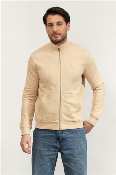 Karl Lagerfeld Erkek Fermuarlı Sweatshirt
