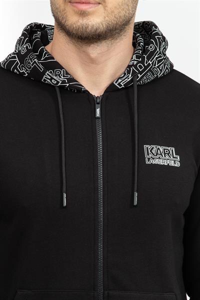 Karl Lagerfeld Erkek Fermuarlı Sweatshirt