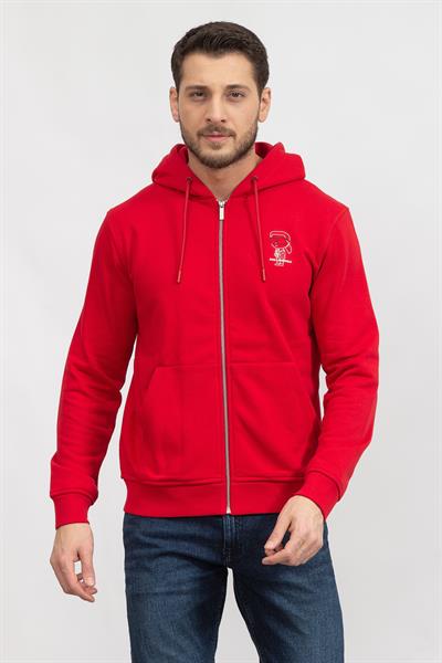 Karl Lagerfeld Erkek Fermuarlı Sweatshirt
