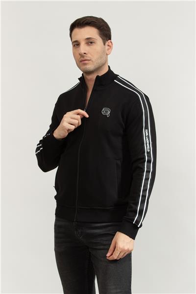 Karl Lagerfeld Erkek Fermuarlı Sweatshirt