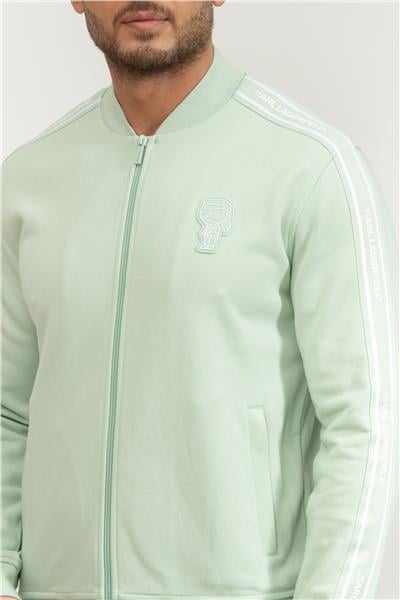 Karl Lagerfeld Erkek Fermuarlı Sweatshirt