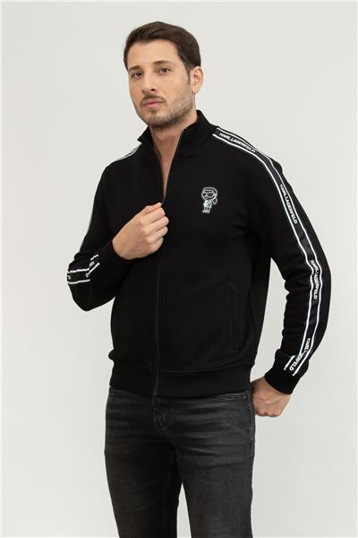Karl Lagerfeld Erkek Fermuarlı Sweatshirt
