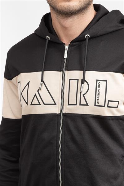 Karl Lagerfeld Erkek Fermuarlı Sweatshirt