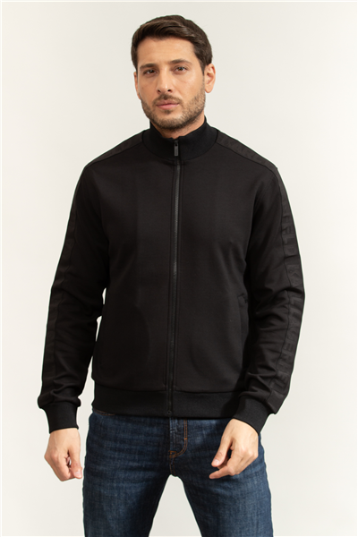 Karl Lagerfeld Erkek Fermuarlı Sweatshirt