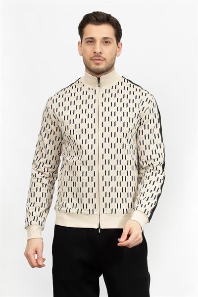 Karl Lagerfeld Erkek Fermuarlı Sweatshirt