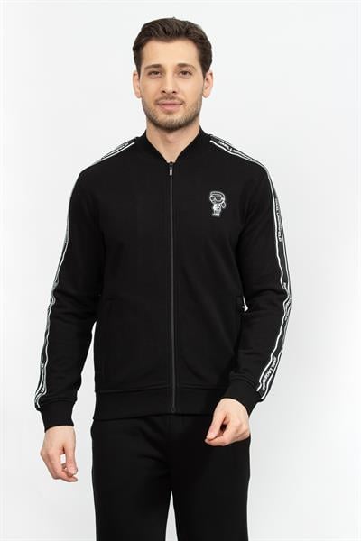 Karl Lagerfeld Erkek Fermuarlı Sweatshirt